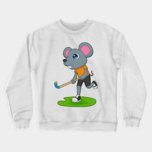 Mouse Hockey Hockey stick Crewneck Sweatshirt